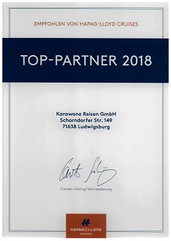 Top-Partner 2018 bei Hapag-Lloyd Cruises