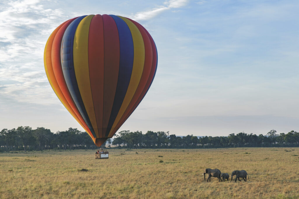 Ballonfahren in Kenia